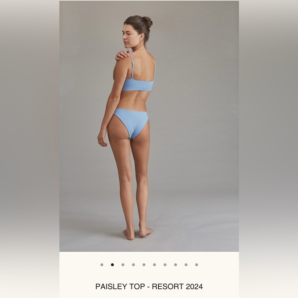 Acacia Paisley Top Skipper Ribbed Blue - Picture 4 of 10